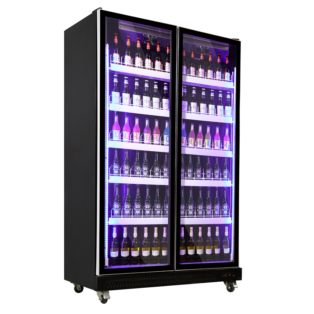 Borderless wine/beverage cooler